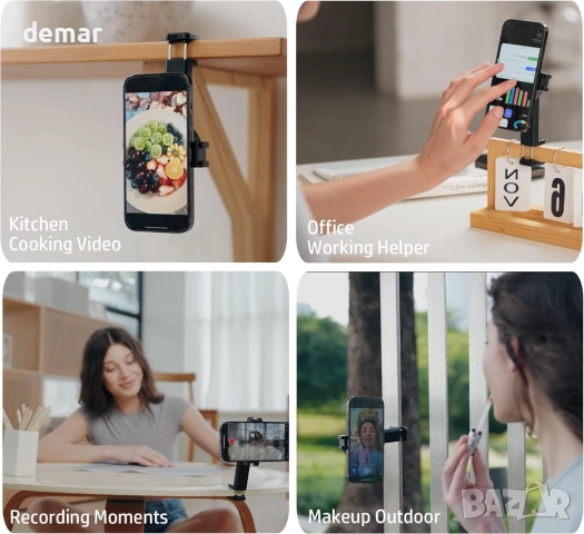 Поставка за телефон UNITEDTIME, съвместима с Magsafe, за бюро, пътуване, снимка 10 - Селфи стикове, аксесоари - 52454105