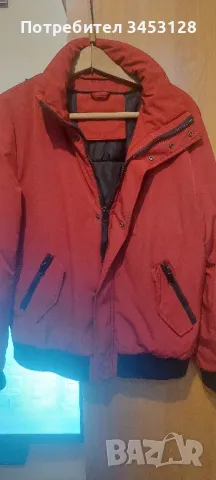 Дебело ,червено яке, снимка 2 - Якета - 47603497