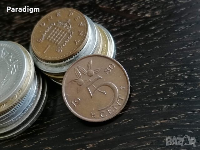Монета - Холандия - 5 цента | 1980г.