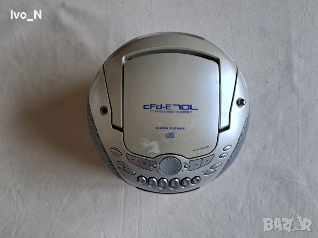 CD радиокасетофон Sony CFD-E70L- за ремонт, части., снимка 6 - Радиокасетофони, транзистори - 53294988
