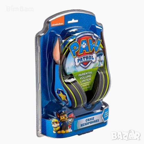  Детски слушалки Paw Patrol - Chase - Nickelodeon, снимка 3 - Образователни игри - 35555839