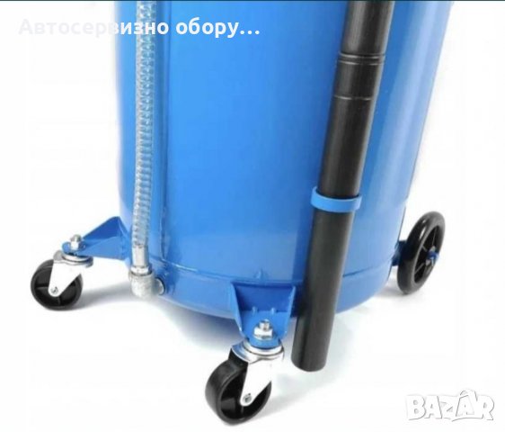 Масларка пневматична 80л. система за събиране на масло, снимка 6 - Други инструменти - 39491099