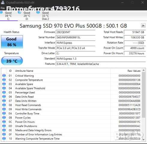 SSD-ТА 256GB/512GB/1TB/2TB, снимка 6 - Твърди дискове - 54204476