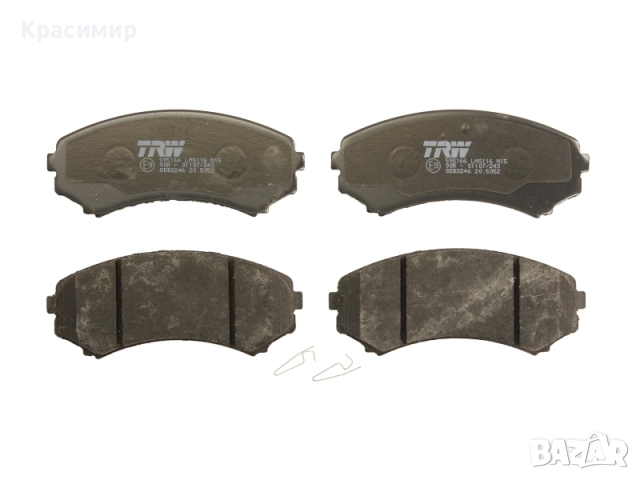 накладки ПРЕДНИ