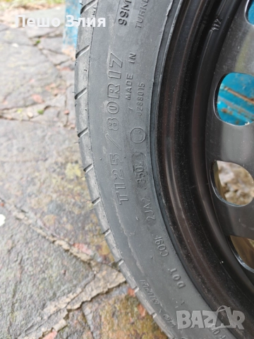 Патерица 17цола Ауди а4 б6, снимка 3 - Гуми и джанти - 52673041