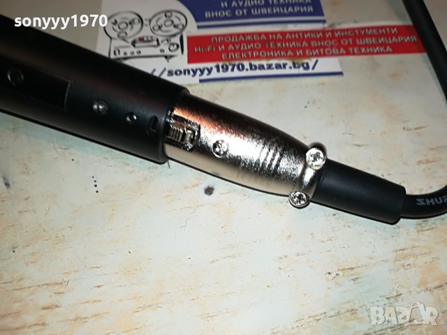 SHURE+CABLE-ВНОС GERMANY 0402231935, снимка 12 - Микрофони - 39555400
