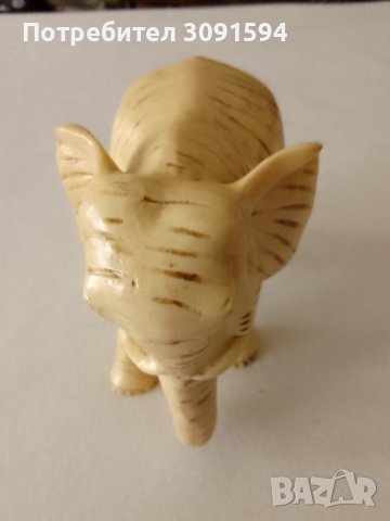Рядка фигура, скулптура,статуетка Слонче от Слонова кост във перфектно състояние , снимка 16 - Антикварни и старинни предмети - 44296113