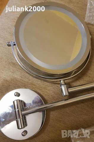 Огледало за стена с LED 7" баня козметика, снимка 4 - Други - 39447029