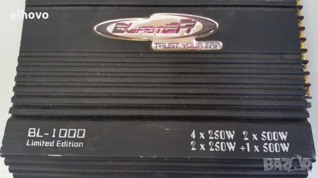 Авто усилвател Blaster BL-1000, снимка 2 - Ресийвъри, усилватели, смесителни пултове - 30088141