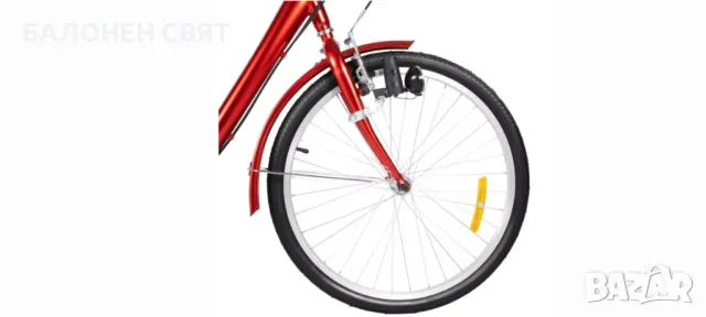 Нов автомобилен цвят Бордо - Триколка 24 цола 6 скорости Семейна Триколка, снимка 7 - Велосипеди - 49874301