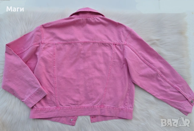 Дамско дънково яке Л-ХЛ, снимка 2 - Якета - 53980449