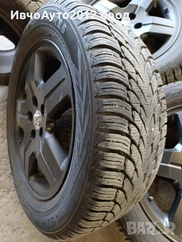 Алуминиеви джанти 17 със зимни гуми nokian, снимка 5 - Гуми и джанти - 55791957