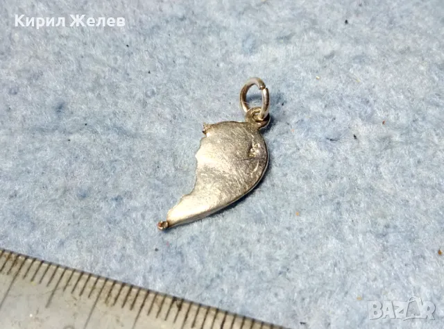 BEST FRIEND - СРЕБЪРНО МЕДАЛЬОНЧЕ - СЪРЧИЦЕ - Най-ДОБЪР ПРИЯТЕЛ СРЕБРО 925 АРТ ПЕНДАНТ 258888, снимка 2 - Колиета, медальони, синджири - 49071125