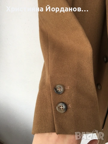 Вълнено палто, тип сако 42(Л/ХЛ), снимка 4 - Палта, манта - 53115436
