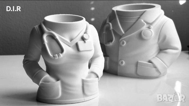 Държач за химикалки за лекарска престилка - Организатор за медицинско бюро