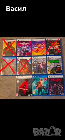 Продавам игри за PS5, PS4 и PC. 