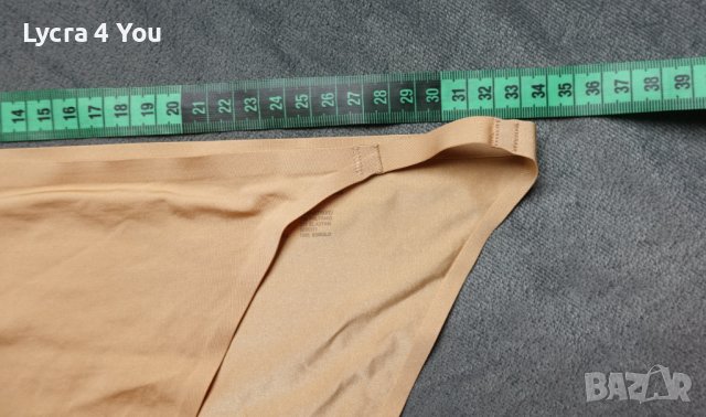 Airism S/M златисти дамски бикини с ликра, снимка 5 - Бельо - 38821411