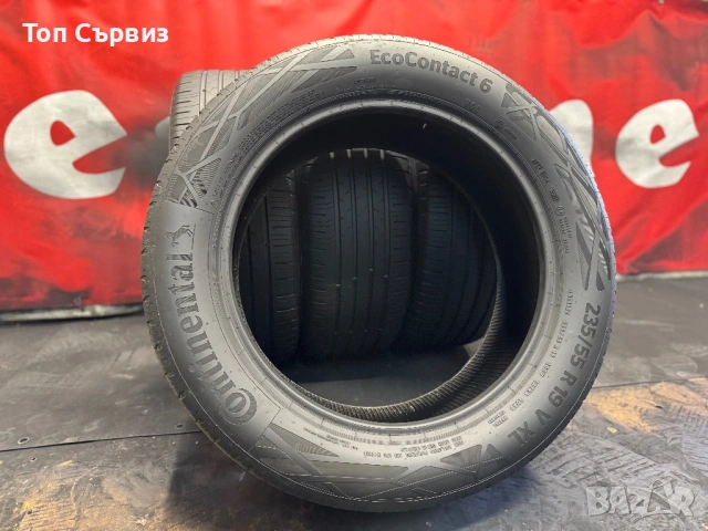 235 55 19, Летни гуми, Continental EcoContact6, 4 броя, снимка 5 - Гуми и джанти - 53936417
