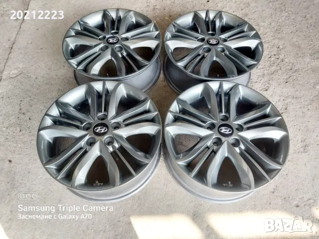 4 броя алуминиеви джанти за Hyundai IX35,Hyundai I30 17, снимка 5 - Гуми и джанти - 50045381