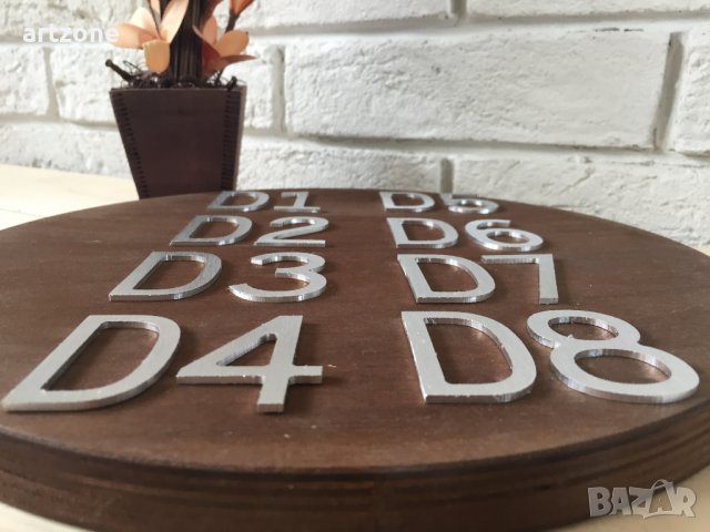 Име и номер на улица - метални букви и цифри за табела, снимка 16 - Други - 39824408