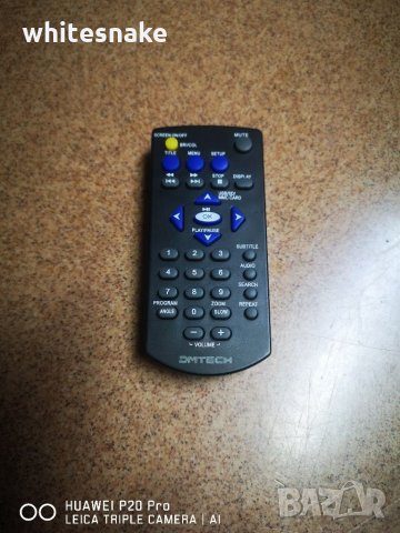 DMTECH Original Remote Control for Portable Car dvd, mp3, снимка 1 - Дистанционни - 31390943