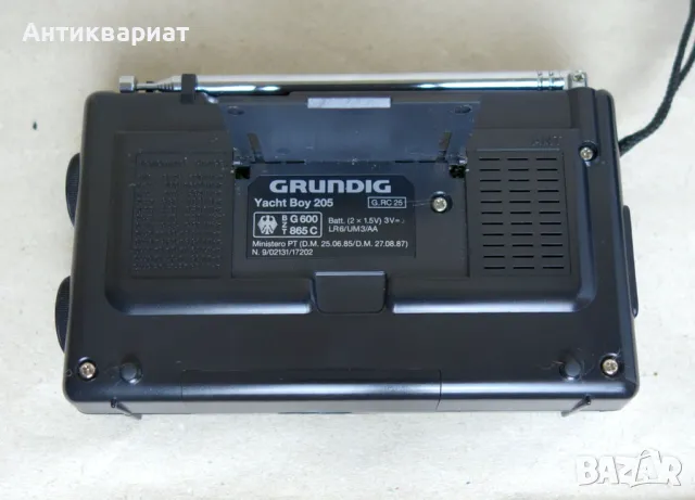 Портативно световно радио Grundig Yacht Boy 205, снимка 7 - Радиокасетофони, транзистори - 50404493
