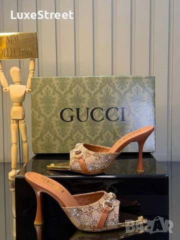 Gucci 🤍Дамски Чехли, снимка 4 - Чехли - 54137242