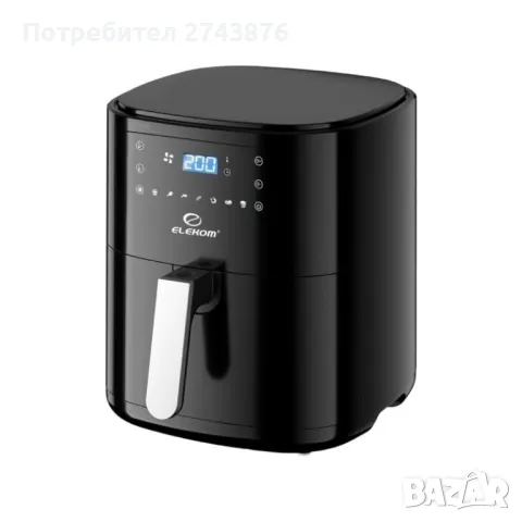  Еър Фрайер ЕК-6002 D, 6 Литра, 7 програми, LED дисплей, Таймер, 1700 W , снимка 1