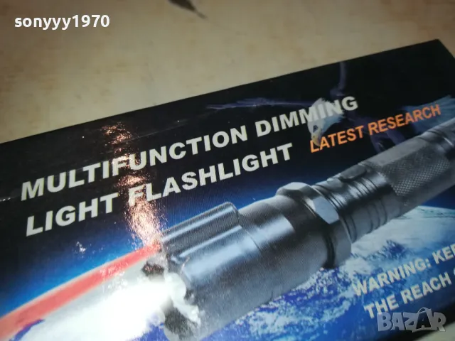 ПРОЖЕКТОР С ШОК И ЛАЗЕР 1510241910, снимка 2 - Екипировка - 47595682