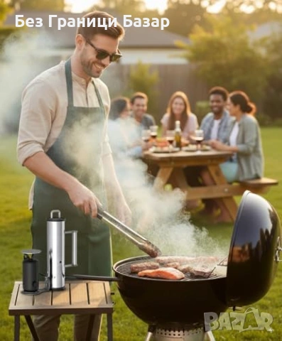 Нов Генератор за студено и топло опушване от неръждаема стомана за скара грил, снимка 2 - Скари - 53033948