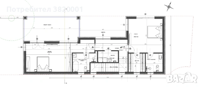 Парцел с ПУП, ток, вода, морска панорама и идеен проект, снимка 4 - Парцели - 54211866
