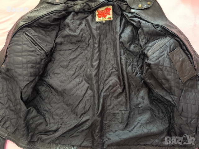 Кожено яке от естествена телешка кожа, снимка 5 - Якета - 51455368