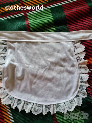 Уникална лачена рокля прислужница, камериерка с аксесоари, снимка 14 - Рокли - 13868367