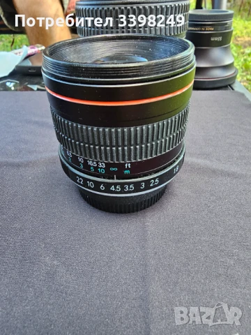 85 mm F1.8 фотообектив