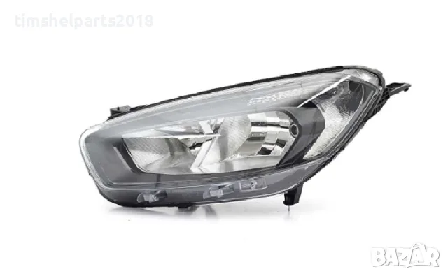 Фар с моторче (черен обръч) за Ford Transit Courier 2014-2018 Год. - Шофьорска страна