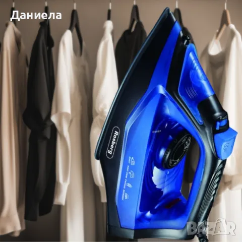 Ютия Rosberg, 2200W, 160мл., Керамична плоча 2 ГОДИНИ ГАРАНЦИЯ, снимка 4 - Други стоки за дома - 49214228