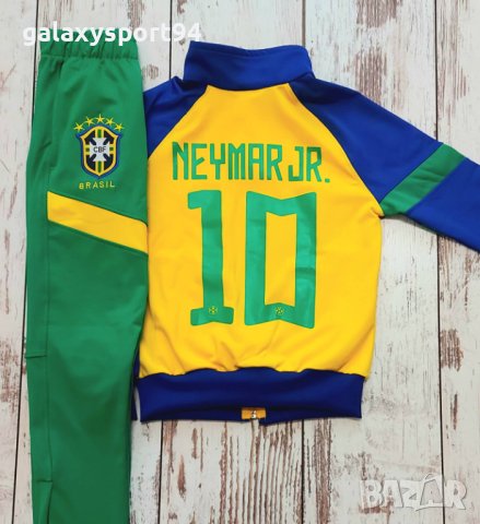 Детски Анцуг Неймар Бразилия от 5 до 15г Футболен екип 2024 Промо, снимка 2 - Футбол - 44444685