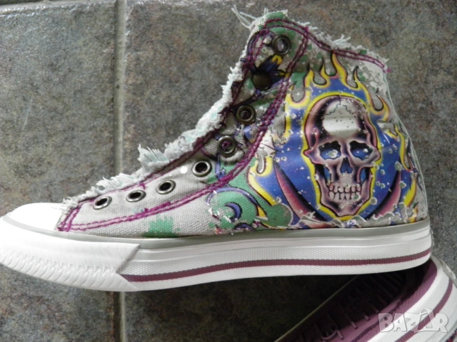 Ed Hardy детски унисекас кецове Uk3,5, снимка 5 - Детски гуменки - 54343024