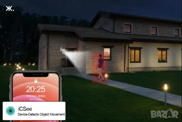 Комплект 4 PTZ камери за видеонаблюдение , снимка 5 - Комплекти за видеонаблюдение - 50869266