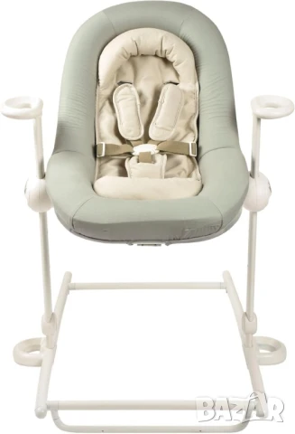 BEABA Бебешка люлка и стол за хранене 2в1, 4 височини, 3 наклона, снимка 3 - Столчета за хранене - 50449002