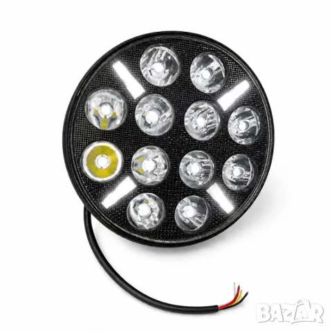 Кръгъл LED халоген 60 W с 12 диода