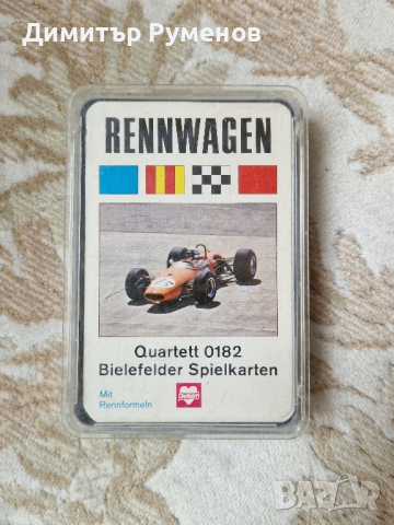 Rennwagen Kwartet - 0182_Bielefelder Spielkarten 1972


   

, снимка 1 - Колекции - 44695906