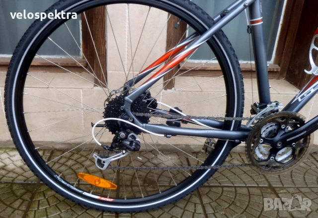 ДжиТи ! 28 цола ! Трекинг хибрид- лек офроуд ! 27 скорости ! ТОП!, снимка 14 - Велосипеди - 53235364