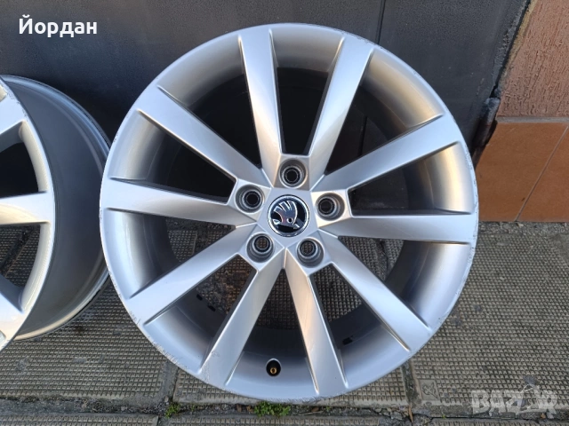 ОРИГИНАЛНИ джанти 18 ' цола 5x112 57,1 Шкода Октавия / Skoda Octavia ET51, снимка 11 - Гуми и джанти - 53025333