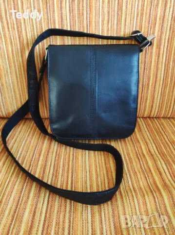 Елегантна дамска чанта, мека естествена кожа., снимка 3 - Чанти - 49008394