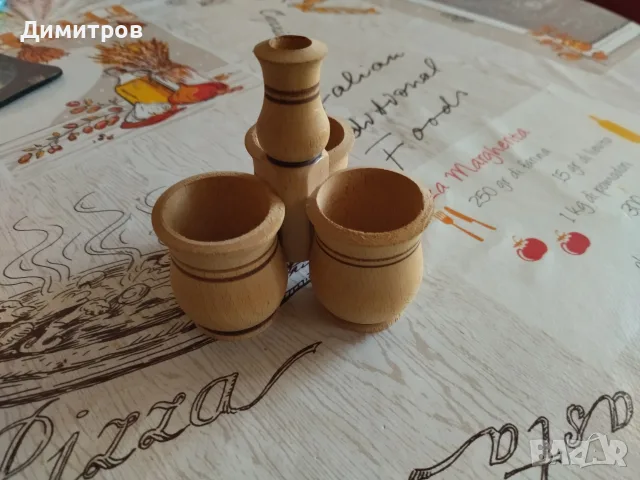 Дървена солничка, снимка 2 - Аксесоари за кухня - 55980390