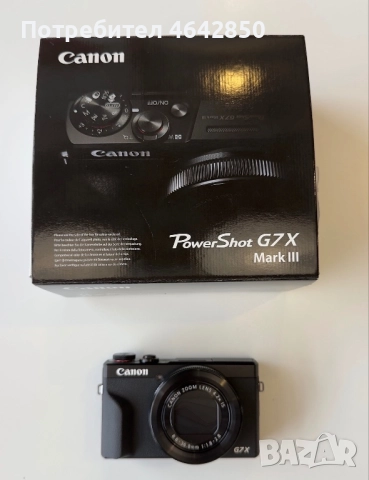 НОВ Canon G7X Mark iii