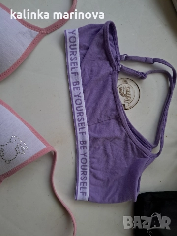 нов сутиен и ползвани  вид тийнейджър 4 лв, снимка 5 - Корсети, бюстиета, топове - 51439655