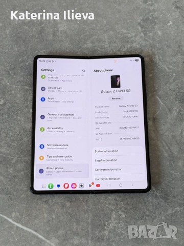 Samsung Z Fold3 256GB - 280€, снимка 9 - Samsung - 55751957