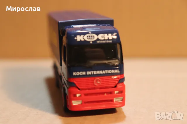 HERPA H0 1/87 MERCEDES BENZ ACTROS КАМИОН МОДЕЛ КОЛИЧКА, снимка 3 - Колекции - 49753233